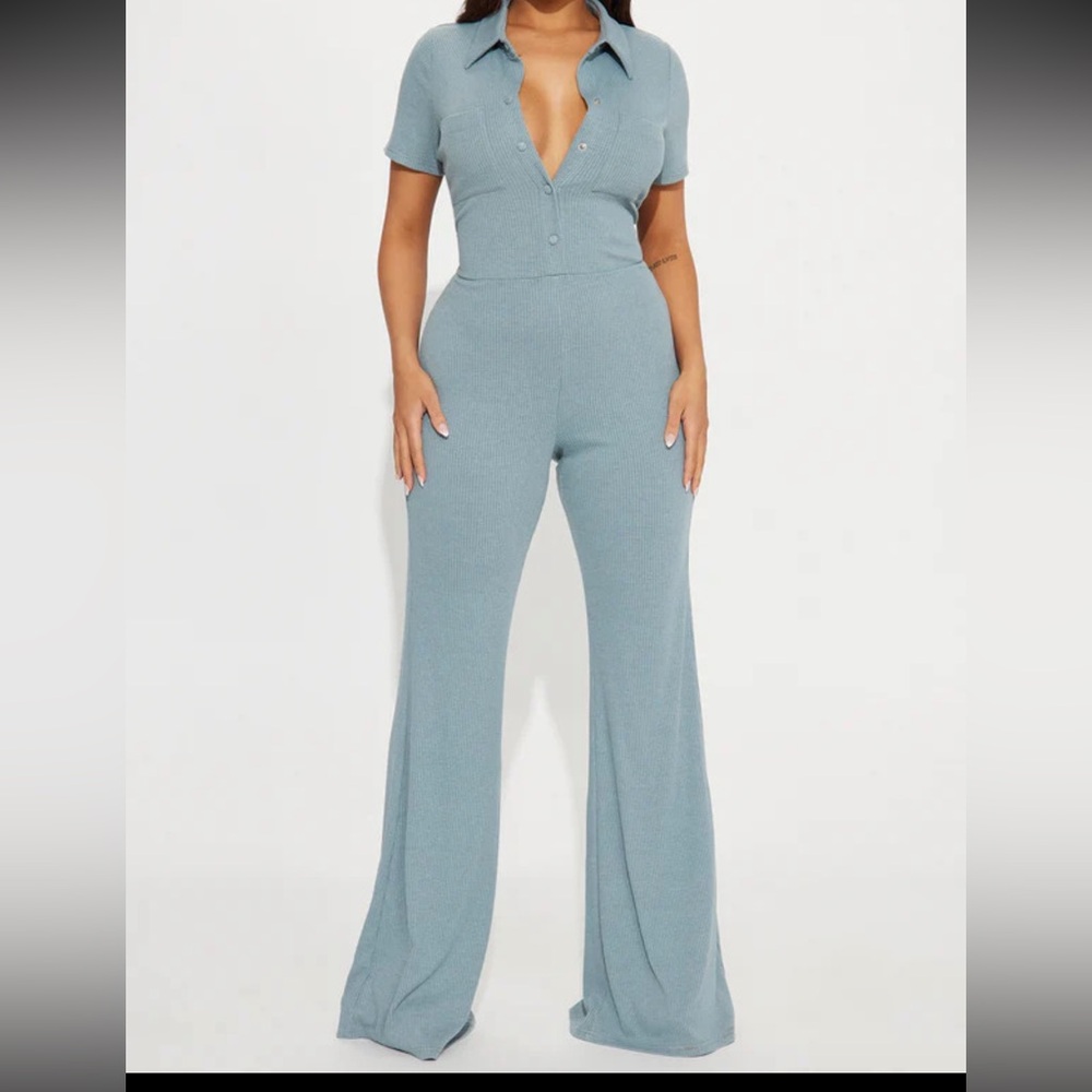 Women's Blue Jumpsuit